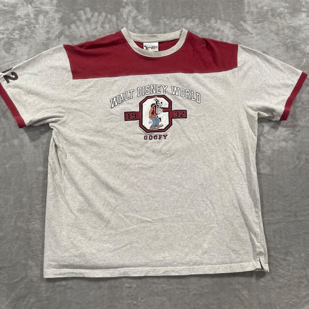 Vintage Walt Disney World Shirt Mens Large Goofy Y2K Parks Resort